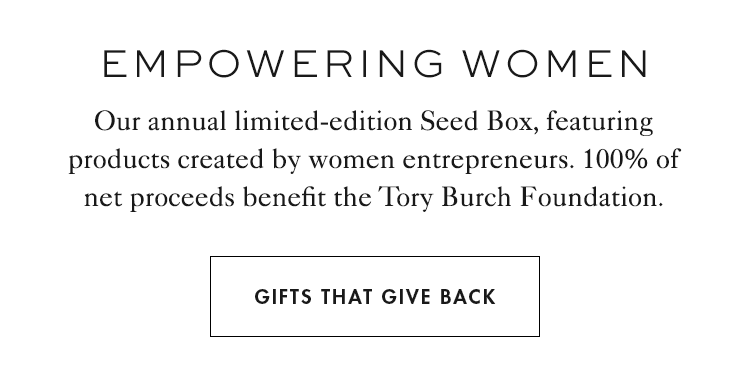Gifts that give back
