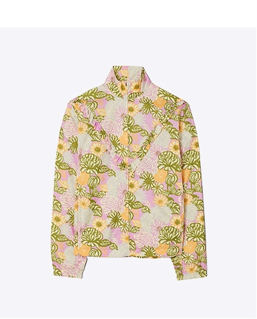 Printed Windbreaker