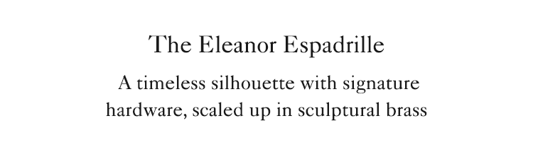 The Eleanor Espadrille
