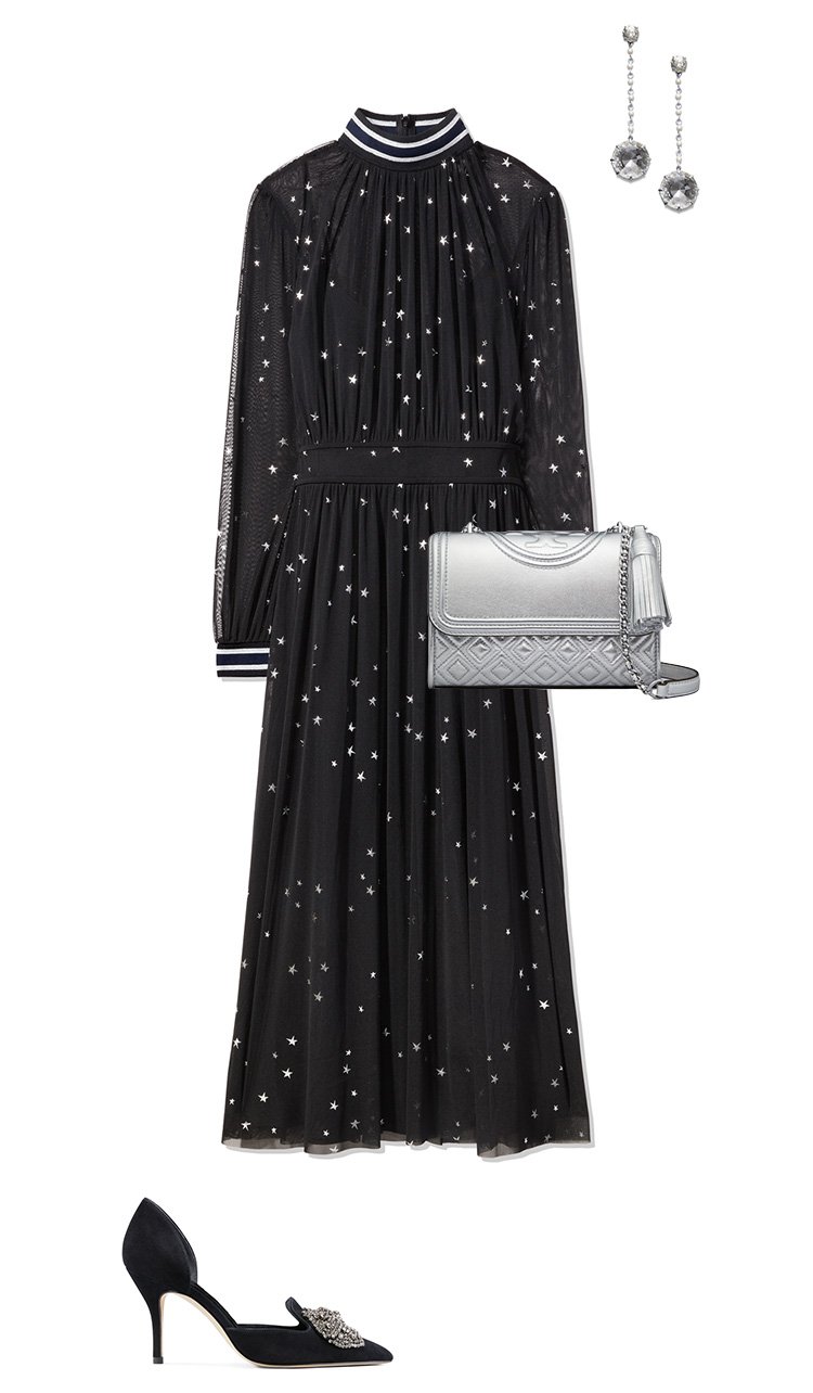 Shop Starry Print Dress