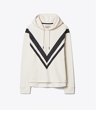 French Terry Chevron Hoodie