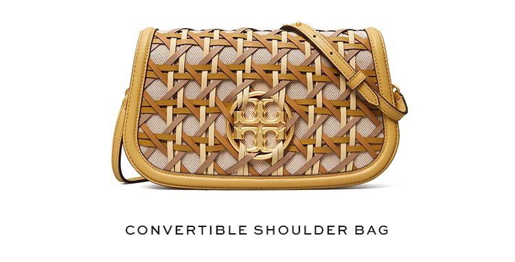 Miller Basket Weave Convertible Shoulder Bag