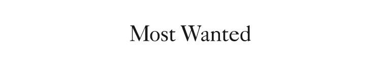 Most Wanted