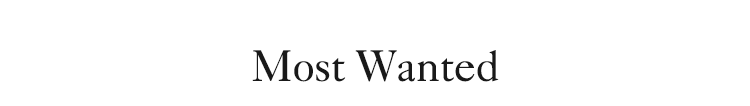 Most Wanted
