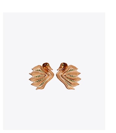 Swan Earrings
