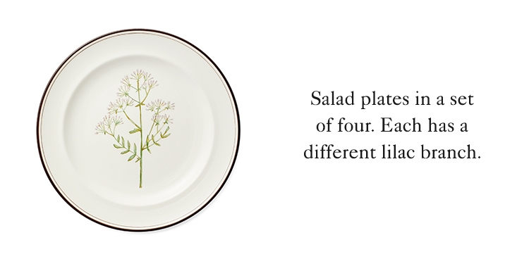 Lilac Salad Plates