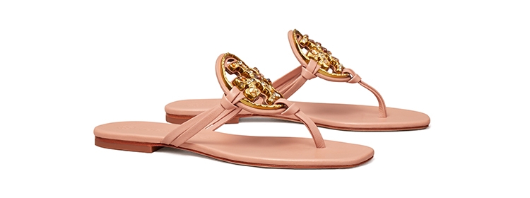 Jeweled Miller Sandal