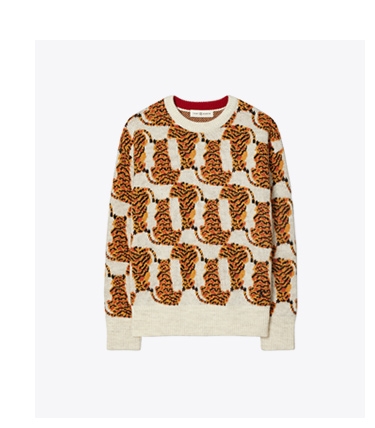 Tiger Jacquard Sweater