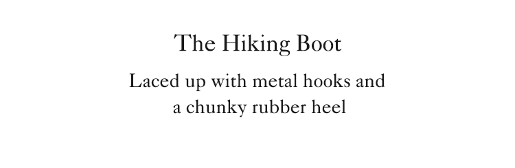 The Hiking Boot
