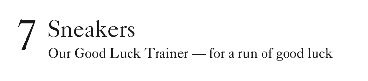 Good Luck Trainer