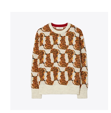 Tiger Jacquard Sweater