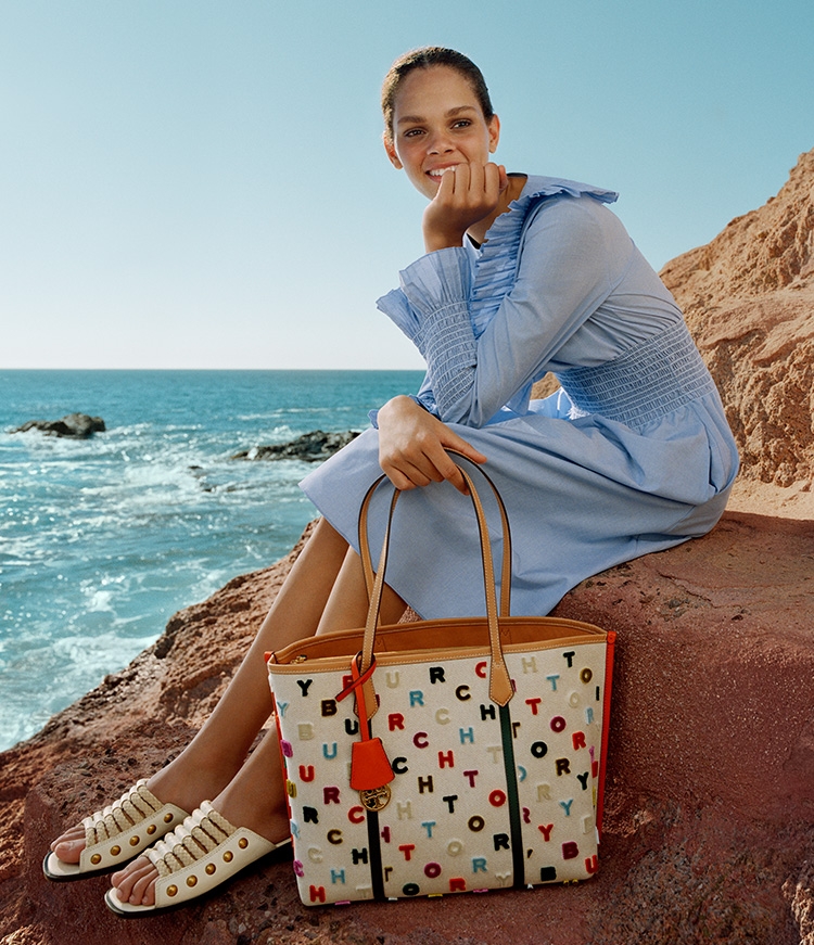 A colorful new tote - Tory Burch Email Archive