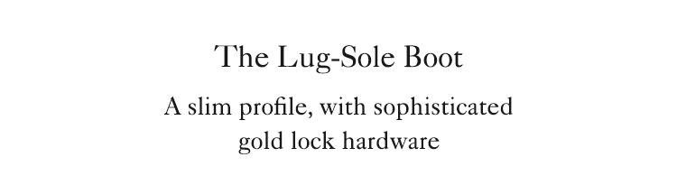The Lug-Sole Boot